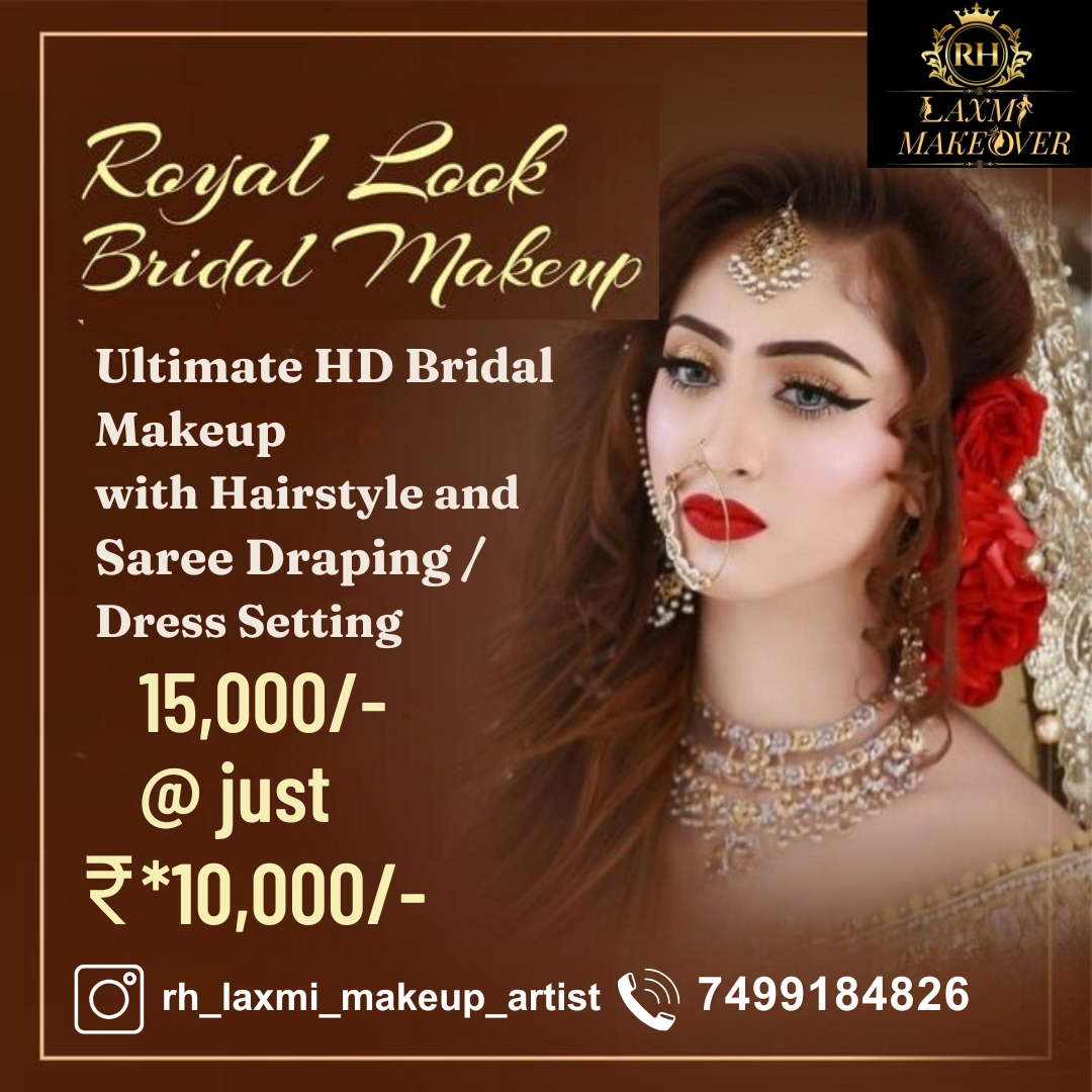 RH Laxmi makeover specializes in bridal makeup