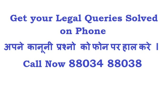 Contact for Free Legal Advice & Consultancy. Call: +918803488038