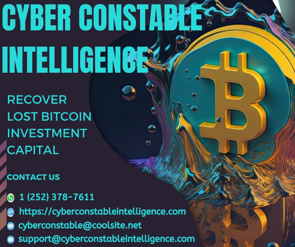 IS IT POSSIBLE TO RECOVER STOLEN CRYPTO LOST TO ONLINE SCAM? YES! HIRE CYBER CONSTABLE INTELLIGENCE
