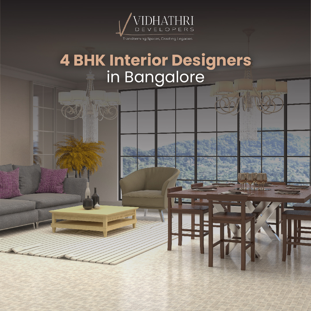 4 BHK Interior Designers in Bangalore