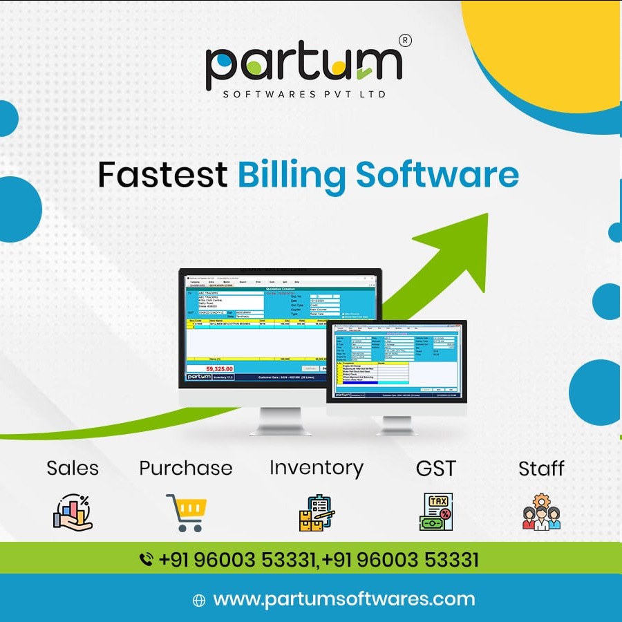 GST Billing Software in Tirupur - Partum Software's