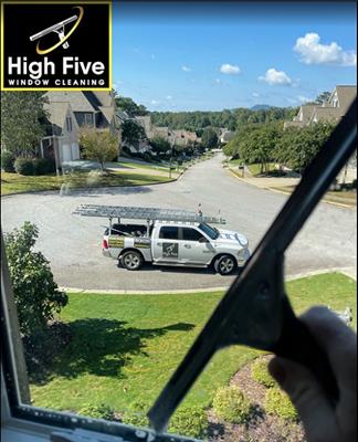 high five window cleaning