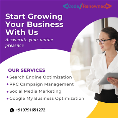 coderenowned - digital marketing agency in bangalore, seo, adwords, facebook ads, content writing