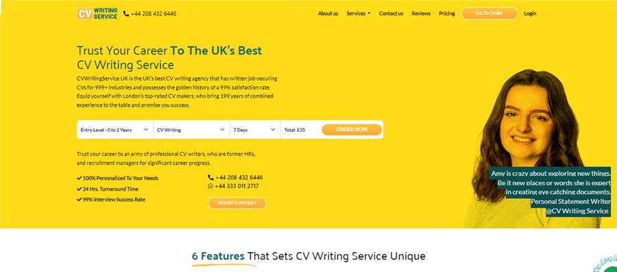 cv writing service