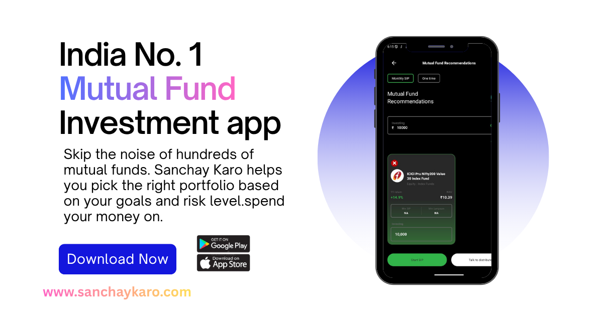 sanchay karo - india’s no. 1 ai-based mutual fund recommendation app : your smart investment partner