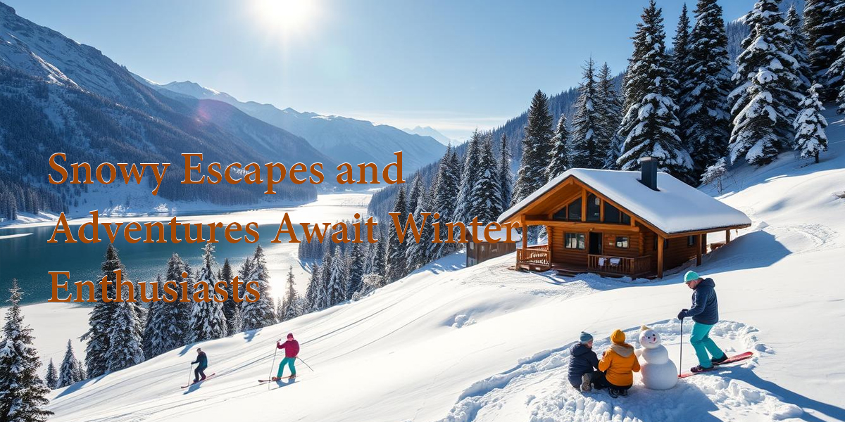 snowy escapes and adventures await winter enthusiasts