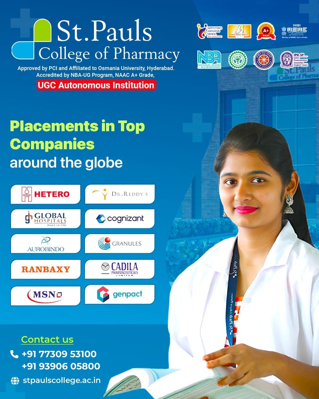 st. pauls college of pharmacy | education in hyderabad, telangana, india