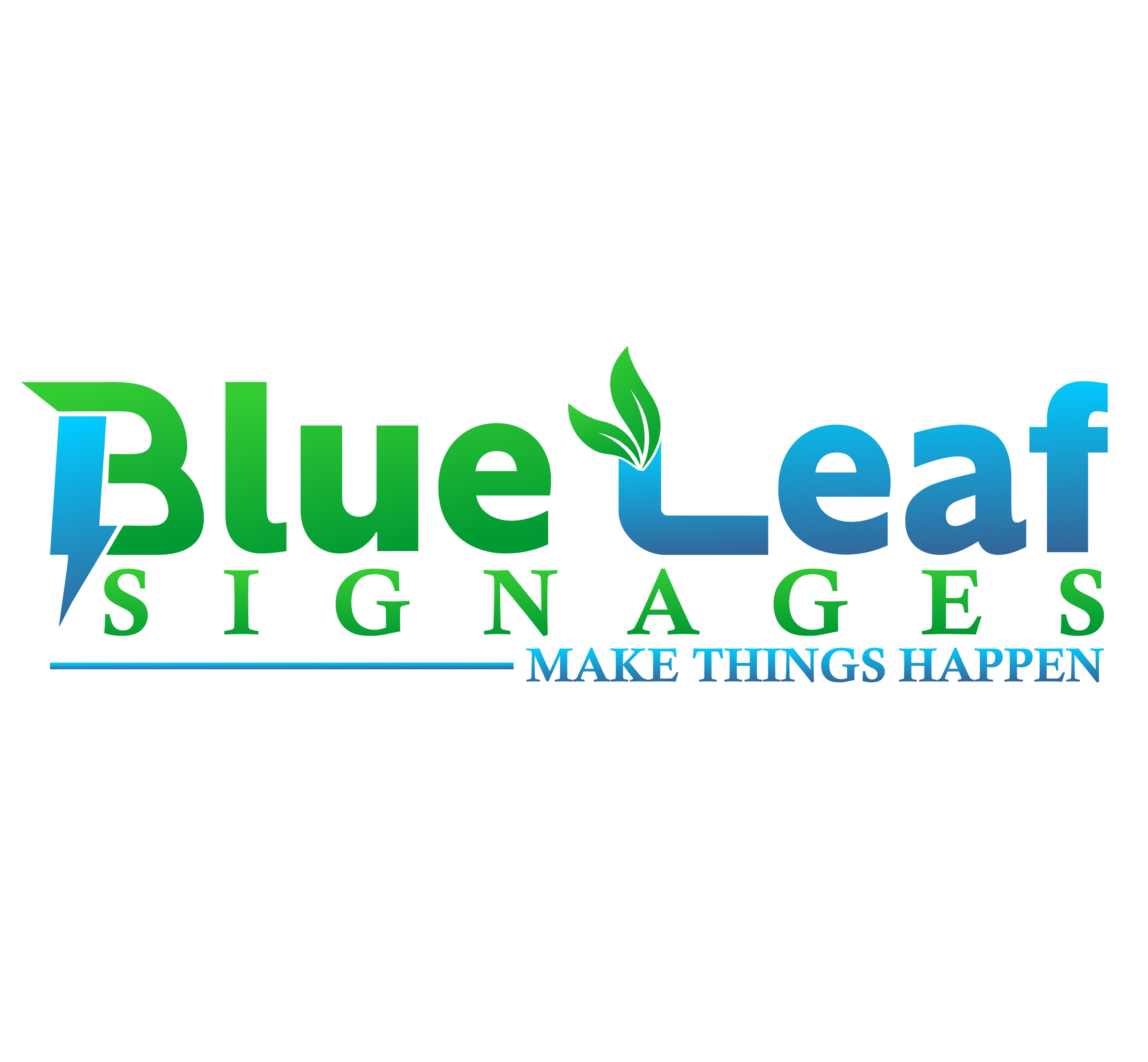 BLUE LEAF SIGNAGES